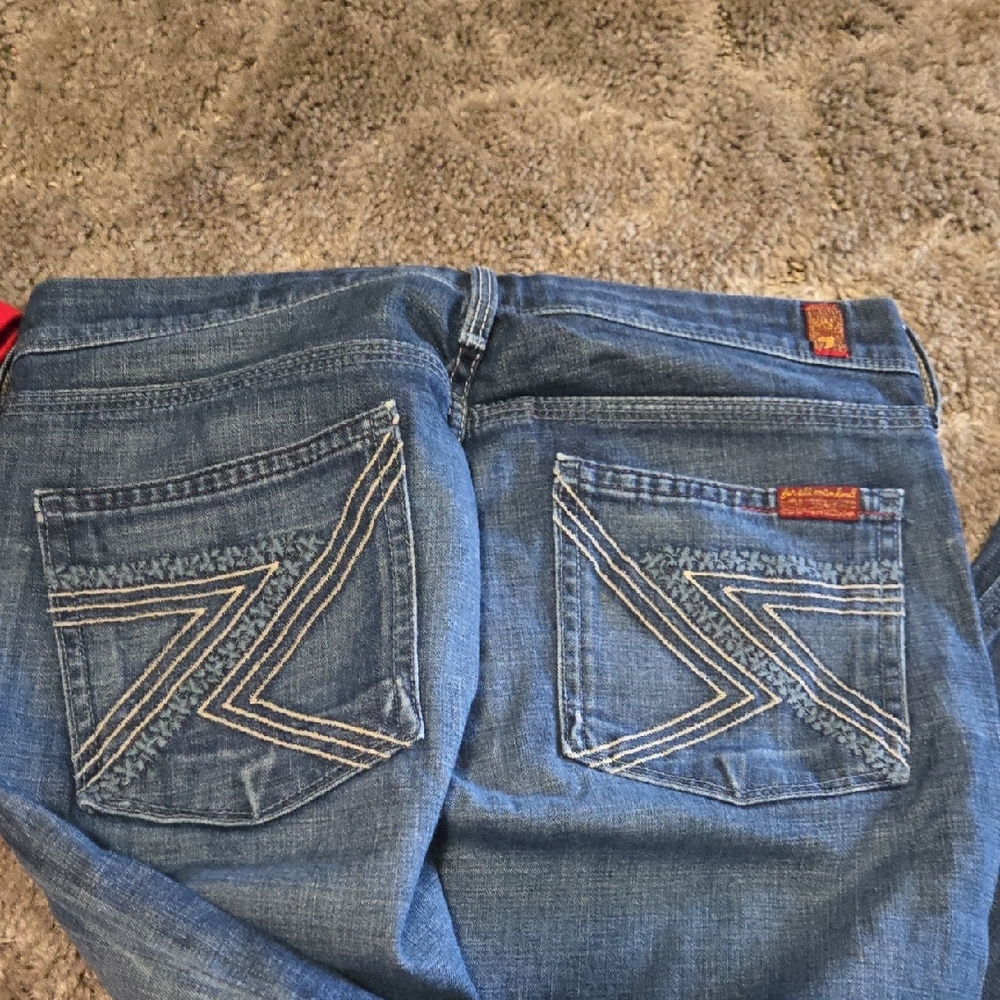 Women's 7 For All Man Kind Jeans Sz 29 - Picture 7 of 7